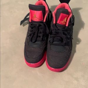 Jordan Retro 4 Jean and Pink